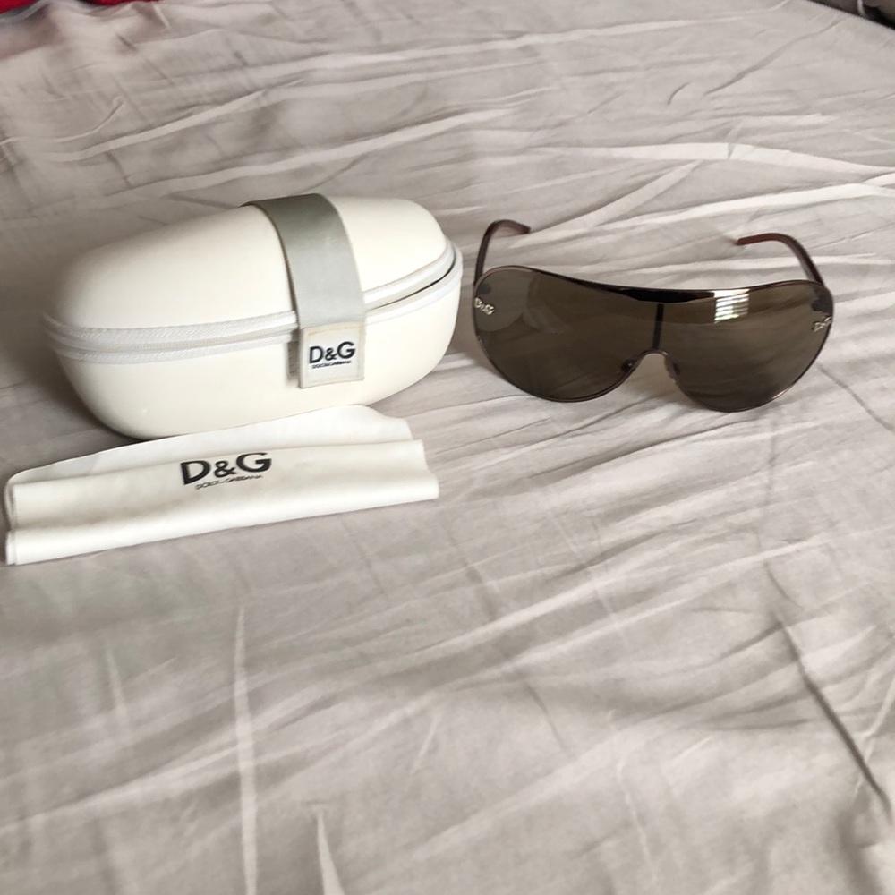 Dolce & Gabbana Oversized Aviator Sunglasses